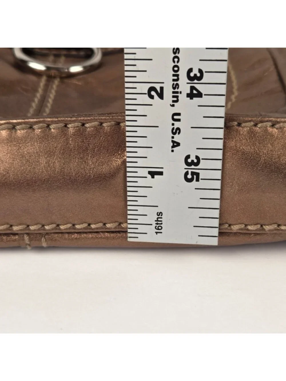 Tignanello Genuine Leather Crossbody Bag Bronze 10